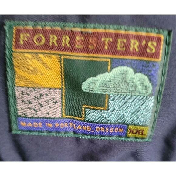 Forrester's Outerwear Men's XXL Windbreaker‎ Pullover Jacket Navy Blue SS 2XL - Picture 6 of 10